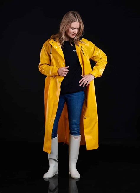 Farmerrain Retro Coat Rain Jacket Women Rainwear Fashion