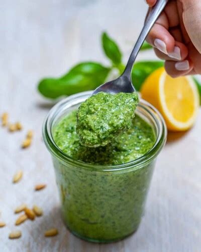 Amazing Homemade Pesto Sauce Recipe Healthy Fitness Meals