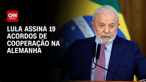 Lula Assina Acordos De Coopera O Na Alemanha Cnn Prime Time Youtube