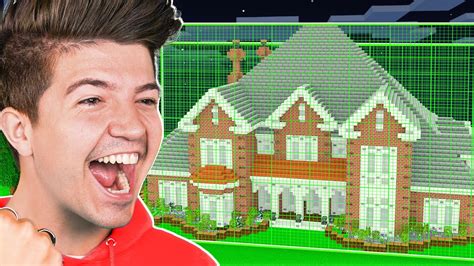 Building a Minecraft House But You HAVE to CHEAT - YouTube