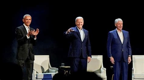 Obama Clinton And Big Name Entertainers Help Biden Raise A Record 26