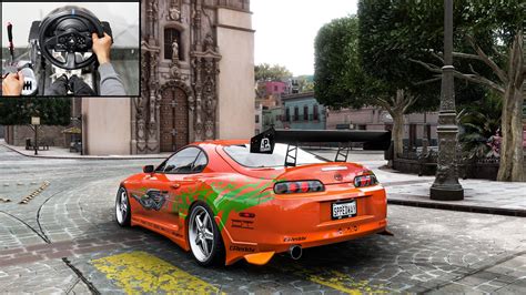 Toyota Supra Mk4 Forza Horizon 5 Thrustmaster T300rs Gameplay Youtube