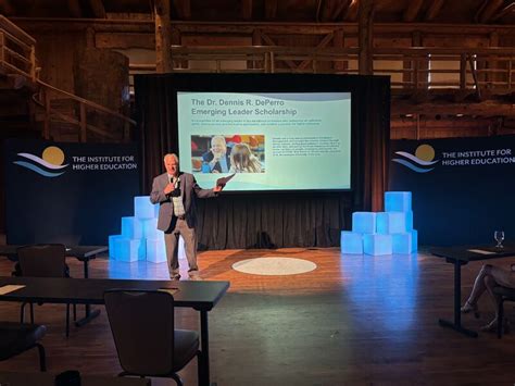 The Institute for Higher Education on LinkedIn: Bernie Valento from St