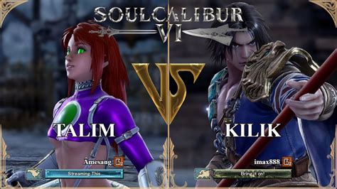 SoulCalibur VI Amesang Talim VS Imax888 Kilik Xbox Series X