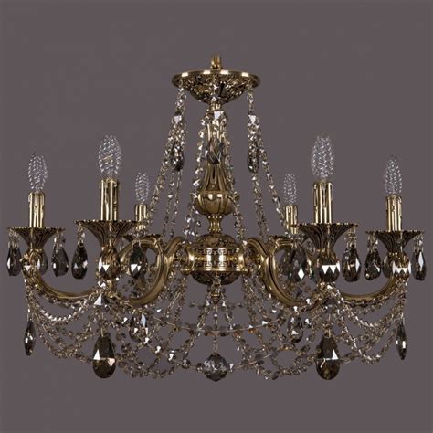 Подвесная люстра Bohemia Ivele 1702/6/265/C/GB/R731 в классическом ...