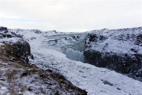 Gullfoss Waterfall Iceland Editorial Stock Photo Image Of Icelandic