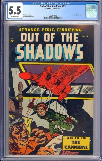 Out Of The Shadows Pre Code Horror Golden Age Standard Comics