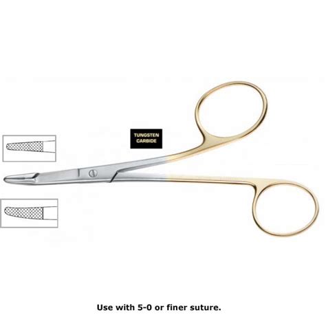 Foster Gillies Tc Combination Needle Holder Scissors