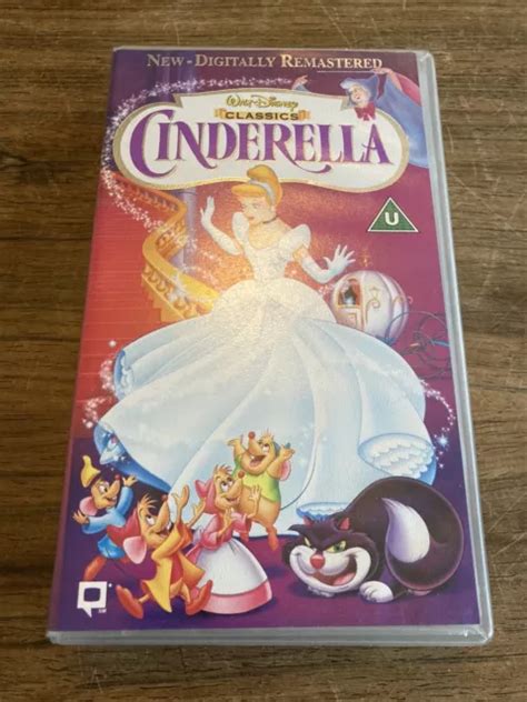 CINDERELLA WALT DISNEY Classics Digitally Remastered VHS New Sealed