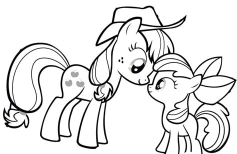 My Little Pony Applejack Coloring Page - Free Printable Coloring Pages ...