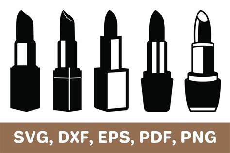 Lipstick Svg Lip Stick Svg Lipstick Dxf Cricut Silhouette