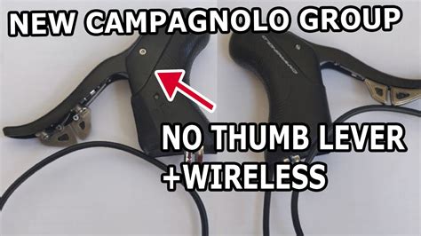 Campagnolo DITCHES THUMB SHIFTER Wireless NEW SUPER RECORD YouTube