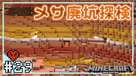 メサの廃坑にレール回収＆探検に行こう！『マインクラフト』29【ハードコア サバイバル実況】 Youtube