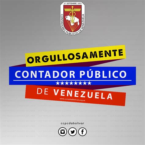 Básico De Contadores Logos Aniversario Contador Público En Venezuela