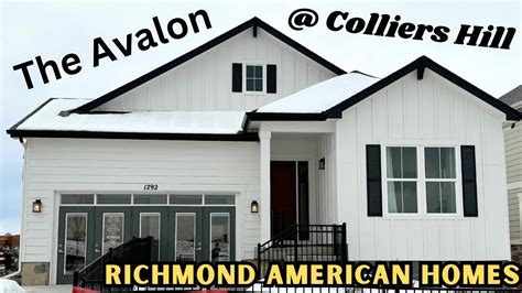 The Avalon Model Home Tour Richmond American Colliers Hill Erie