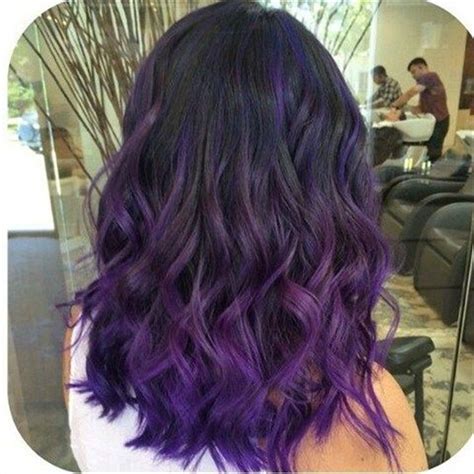 black purple hair colour - Gregoria Davenport