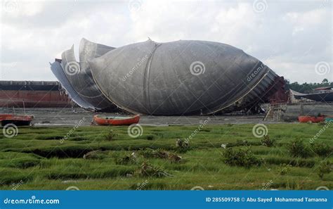 Old Ships Dismantled At Ship Breaking Yards In Chittagong Bangladesh