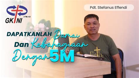 Kunci Mendapatkan Damai Dan Kebahagiaan Renungan Hari Ini Oleh Pdt