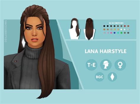 The Sims Resource Lana Hairstyle