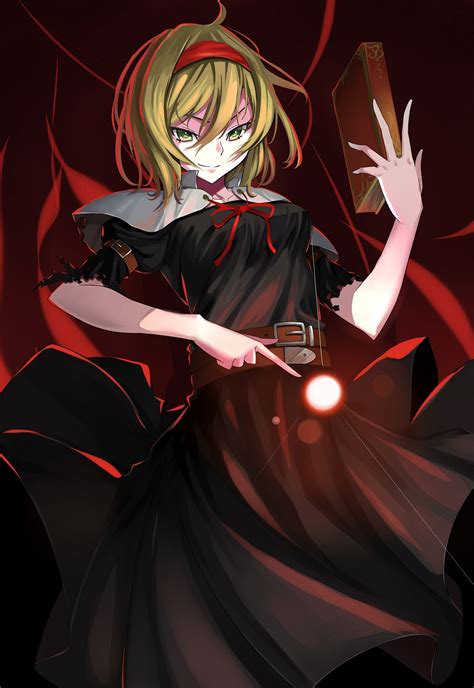 Safebooru 1girl Alice Margatroid Blonde Hair Book Crazyodin Highres Short Hair Solo Touhou