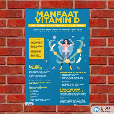 Poster Kesehatan Manfaat Vitamin D Lazada Indonesia