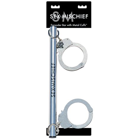 Sportsheets Sex Mischief S M Spreader Bar With Metal Cuffs Sutravibes