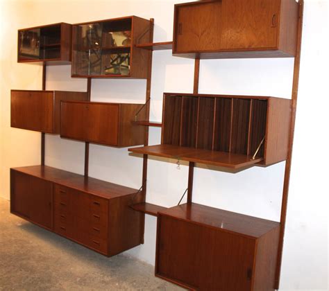 Danish Modular Teak Wall Unit By Poul Cadovius 1960s For Sale At Pamono