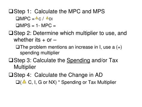 Ppt Mpc Mps And Multipliers Powerpoint Presentation Id 5572558