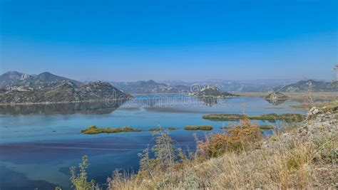 Lake Skadar Scenic View On Beautiful Lake Of Skadar National Park On