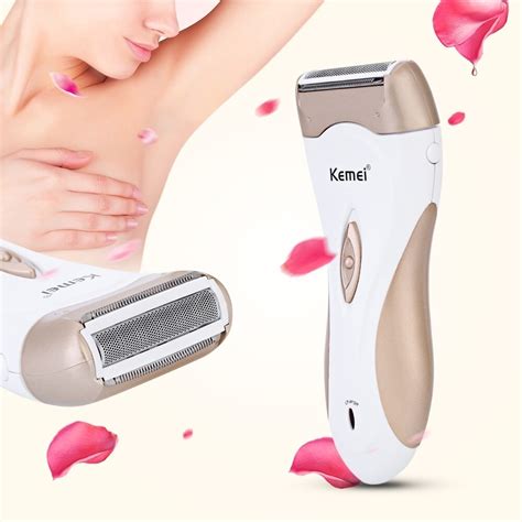 Kemei Electric Rechargeable Shaver Lady Epilator Hair Removal