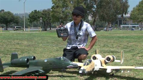 A 10 Warthog With Retracts Super Scale Rc Twin Edf Rtf Jet Flight