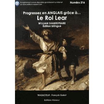 Le Roi Lear Edition Bilingue Fran Ais Anglais Broch William