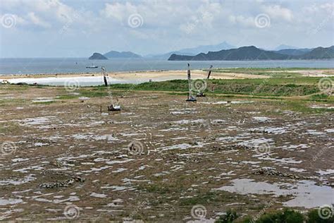 Land Reclamation Stock Photo Image Of Coast Building 57144326