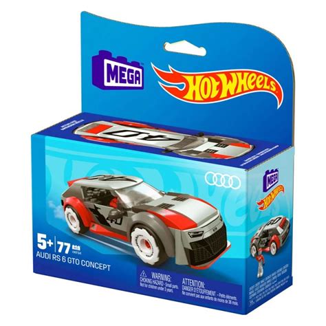 Hot Wheels MEGA Audi RS 6 GTO Concept Construction Mattel Giochi Di Costruzione F94 Nel