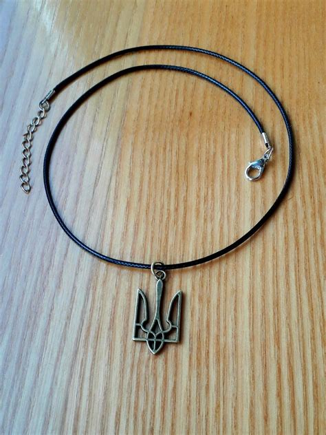 Pendant Trident Bronze Symbol Tryzub Trident Ukrainian Coat Of Arms