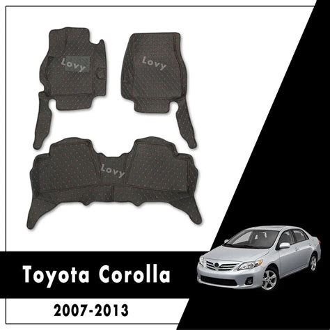 Esteiras do assoalho do carro para Toyota Corolla X acessório interior