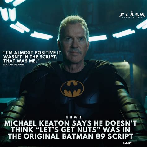 The Flash Film News On Twitter Michael Keaton Says The Iconic Let S