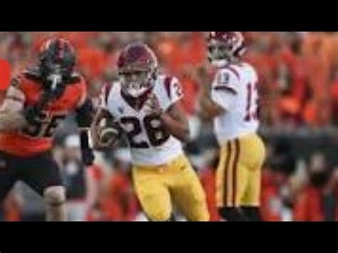 Usc Big Victory Over Oregon State Youtube