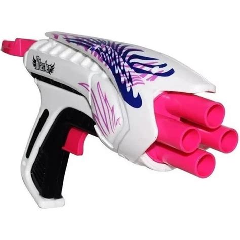 Pistola Blaster Meninas Lan A Dardos Nerf Polibrinq Em Promo O