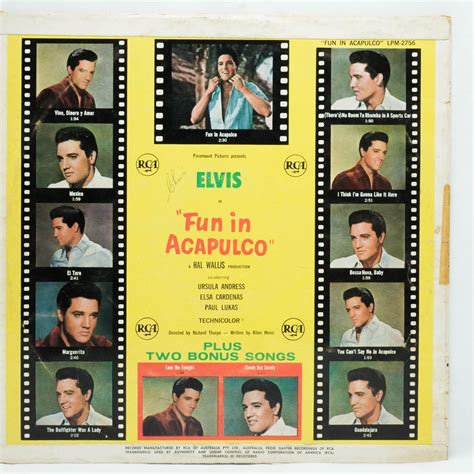 Elvis Presley Fun In Acapulco Mindfield Records