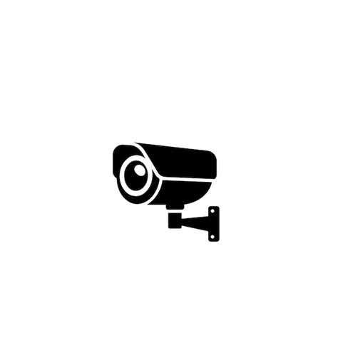 Premium Vector CCtv Camera Silhouette Security Camera Vector Design