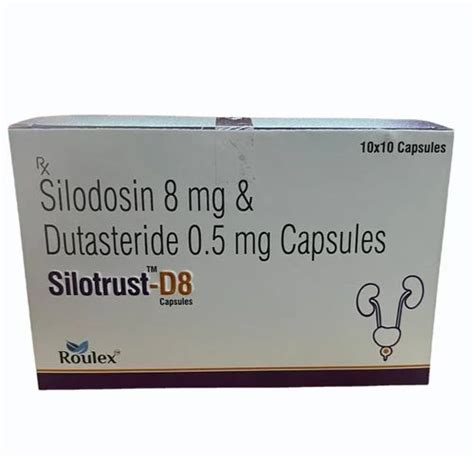 Silotrust D8 Silodosin Dutasteride Capsules At Rs 299 Stripe Silodal