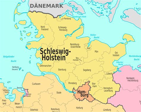 Schleswig Holstein Karte Landkarte