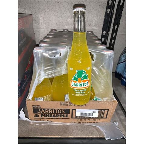 Jarritos Pineapple Natural Flavor Soda 24 X 370ml