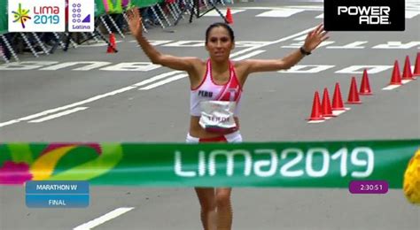 Revive El Gran Triunfo De Gladys Tejeda Que Le Dio El Oro Al Per En La