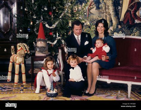 ROYAL FAMILY for Christmas at Stockholm Castle Stock Photo - Alamy