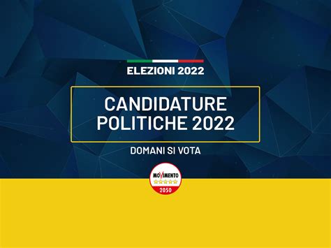 Candidature Elezioni Politiche 2022 Domani Si Vota Movimento 5 Stelle