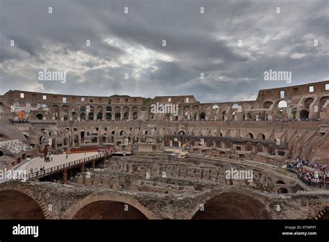 Colosseum in Rome, Italy. Ancient Roman Colosseum is one of the main ...