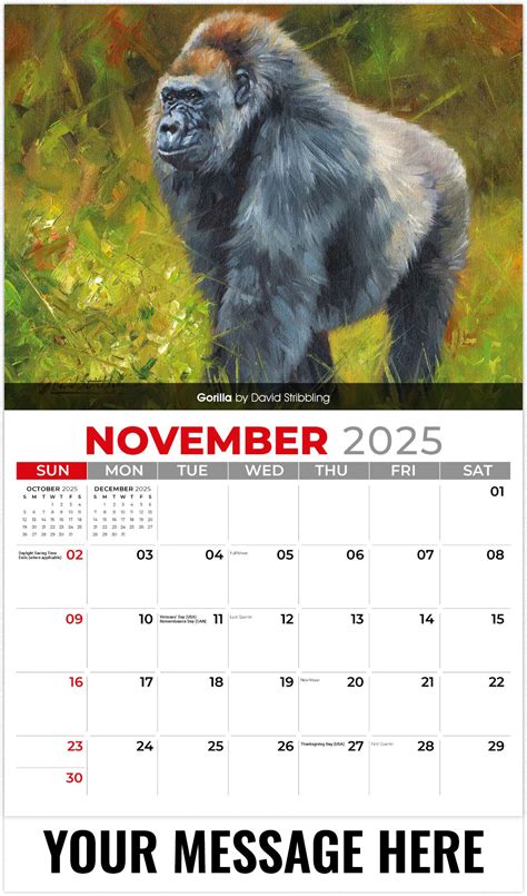 Wildlife Portraits Promotional Calendar