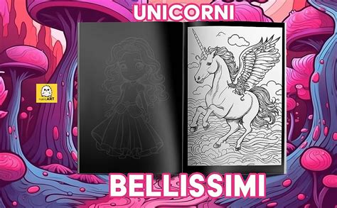 Principesse E Unicorni Da Colorare Libro Da Colorare Per Bambini